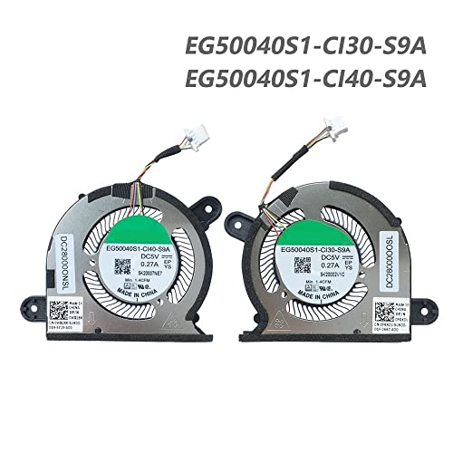 MSRAO EG50040S1-CI30-S9A EG50040S1-CI40-S9A Ventilador de refrigeração compatível para Dell XPS 9300