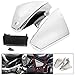BID4ZE Battery Side Covers For Kawasaki Vulcan 900 VN900 Classic Custom 2006-2020, Chrome