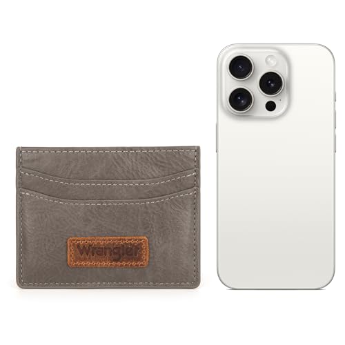 Image of Montana West X Wrangler Slim ID Card Holder for Women Minimalist Credit Card Holder for Women Rfid Blocking Thin Small Wallets for Women