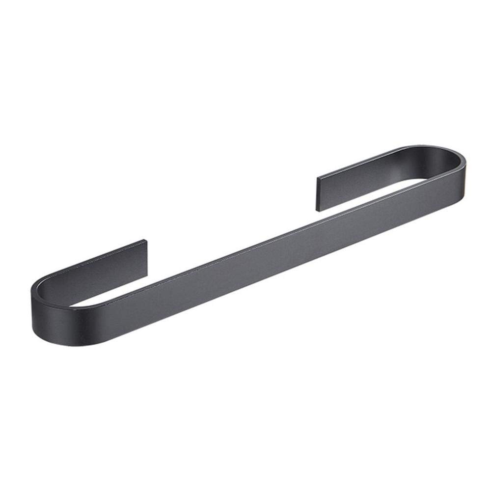 Porte-serviettes mural en acier inoxydable 304 noir 55 cm accessoire de salle de bain suspendu