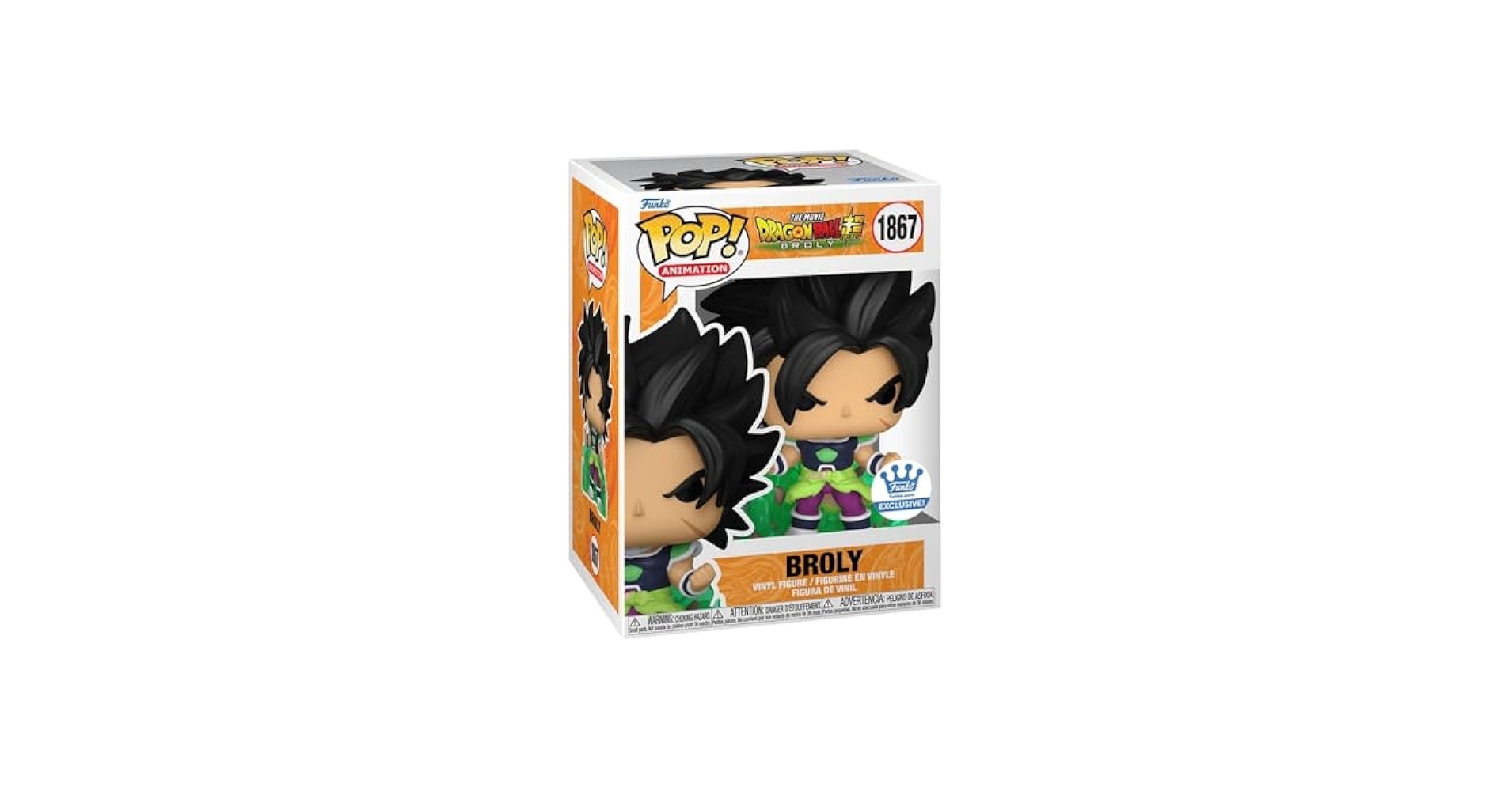 Amazon.com: Pop! Dragonball Super 1867 Broly Exclusive