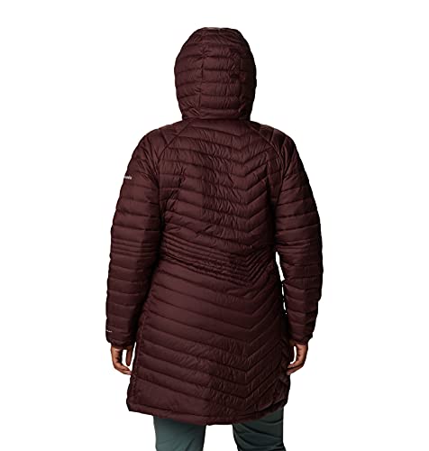 Image of Columbia Women Solid Powder Lite Mid Jacket Hoodie