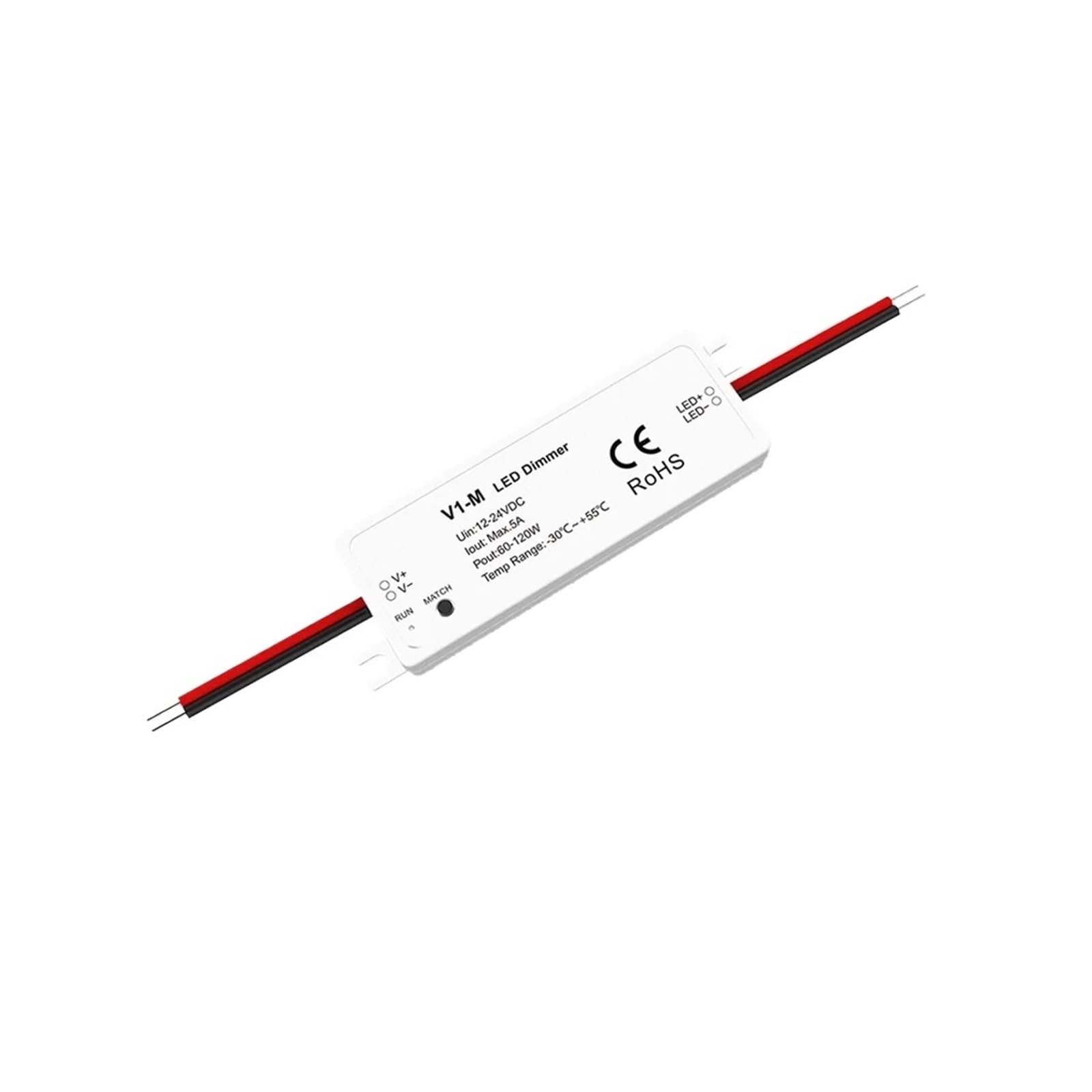 4-Zonen-Mini-LED-Dimmer-Controller, 1 Kanal, monochrom, DC12 V, 24 V, sanfter Dimmerschalter mit 2,4 G ultradünner Fernbedienung, LED-Dimmer(4pcs V1-M(D) and R6)
