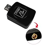 Cewaal Receptor de TV móvil Digital DVB-T, Receptor de sintonizador de TV Micro USB DVB-T para teléfono Inteligente Android Tablet PC HDTV