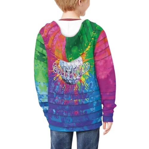 Image of Coloranimal Unisex Girls Boys Long Sleeve Casual Hoodies & Sweatshirts Tops Kids Zip Up Jacket Coat Age 6-16 Year