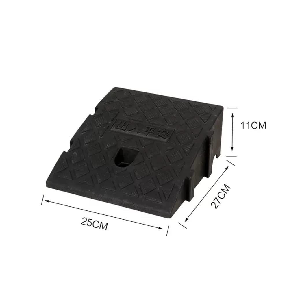 Ingresso Rampa De Motociclo, Rampe di Plastica Antiscivolo, Rampe di Guida, Rampa Portatile De Cerchio Rampa Leggera De Automobile, Rampa Resistente per Le Automobili Basse-2 Pezzi (Color : B,