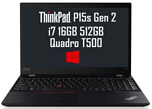 Lenovo Thinkpad P15S Gen 2 15.6" Fhd (Intel Quad-Core I7-1165G7, 16Gb Ram, 512Gb Pcie Ssd, Nvidia Quadro T500) Mobile Workstation Laptop, Backlit Kb, Fingerprint, 2 X Thunderbolt 4, Win 10 / 11 Pro #TOP24