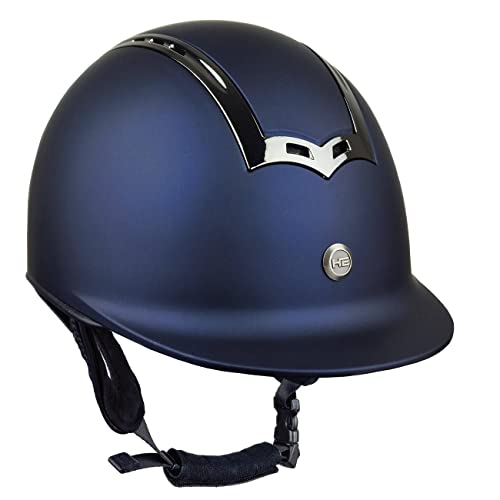Horsenjoy Genius Casco Unisex, Azul Oscuro, Medium