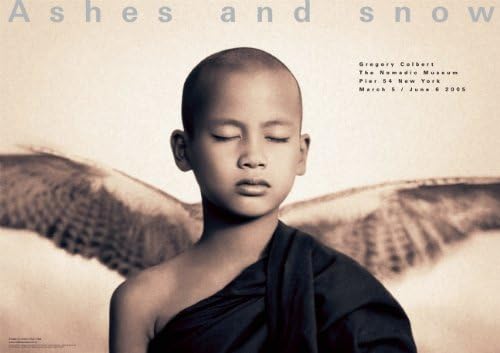 Winged monk New York exhibition (giant poster) (Ashes and Snow Posters) Poster – March 1, 2005