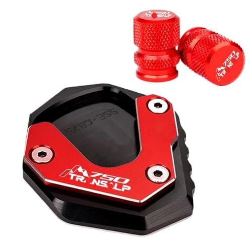 Extension béquille latérale Transalp 750 XL 2023-2024 rouge