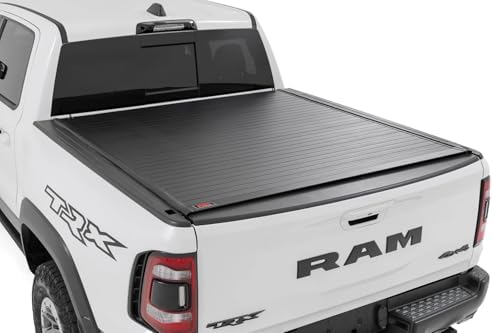 Rough Country Hard Roll-Up Tonneau Cover for Ram 1500 (2019-2026)...