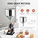 VEVOR Manual Paste Liquid Filling Machine, 5-50ml Adjustable Bottle Filling Machine, Stainless Steel Liquid Filler with 10L Hopper for Milk Water Juice Shampoo Honey