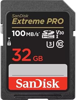 SanDisk Extreme PRO 64GB SDXC Memory Card up to 170MB/s, UHS-1, Class 10, U3, V30, Black