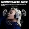 SOMIC Air One ANC Wireless Bluetooth Headphones, PersonalizedSpatial Audio, Hybrid Active Noise Cancelling, Premium Over-Ear Bluetooth Headset, Up to 40 Hours Battery Life - Black