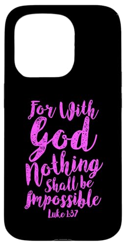 With God Nothing Impossible ���� ���� �� ���J 1 �X�}�z�P�[�X iPhone 15 Pro �p