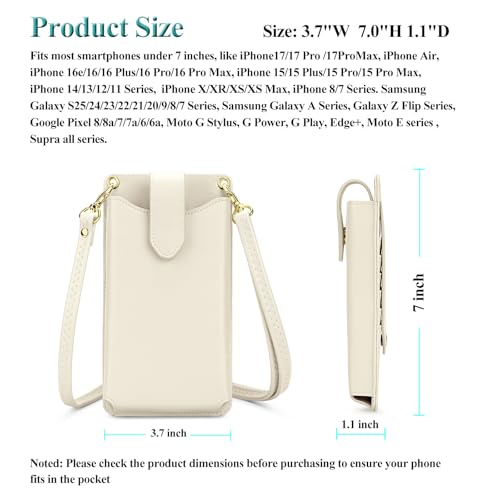 Image of Peacocktion Small Crossbody Cell Phone Purse for Women, Lightweight Mini Small Crossbody Bags for Women with Card Slots