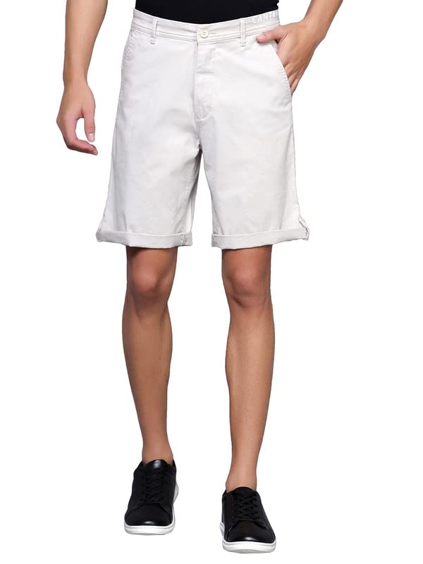 cantabil Men Solid Regular Fit Bermuda for Men | Casual Wear Bermuda for Men | Bermuda for Men (P_MBER00035)-picture-35