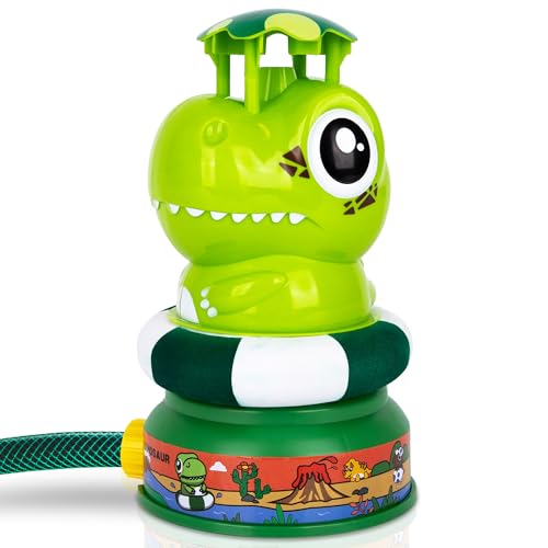 image for ArtCreativity Dinosaur Water Rocket Sprinkler for Kids - Dinosaur Spri