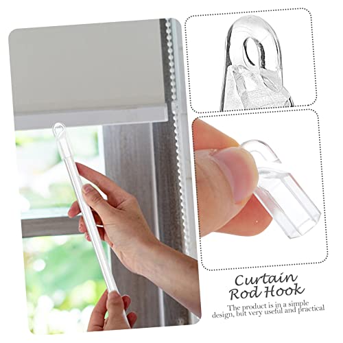 Soportes de gancho invisibles para cortinas, conectores ABOOFAN para renovar tu salón 5