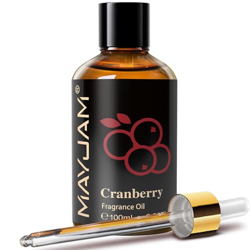 MAYJAM Cranberry Fragrance Oil Essential Oils for Diffusers, 3.38FL.OZ