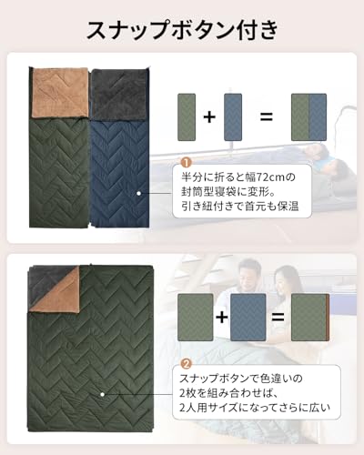 KingCamp ブランケット キャンプ用 大判200×145cm