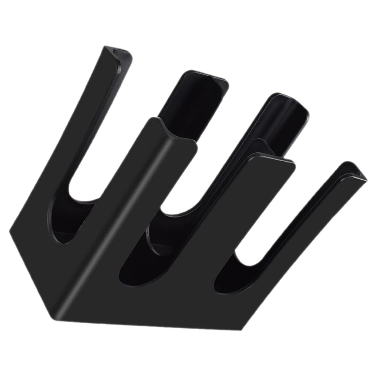 Porte-Gobelets en Acrylique Noir pour Gobelets en Papier Jetables, Grosse Capacité, Pratique et Solide, pour Bureau et Maison, Style Classique