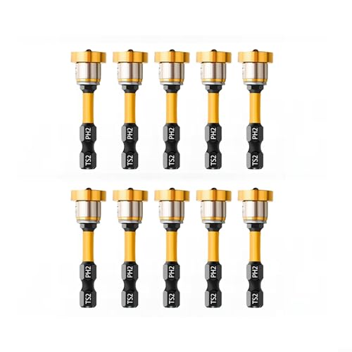 babominimer Magnetic Positioning Screwdriver Drill Bit For Drywall Installation 50Mm Cross Head Metal Structure Compatible Electric Drill Cordless (10pc)