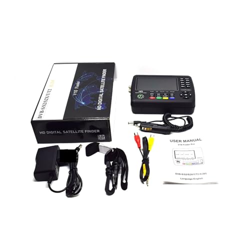 Buscador de satélite V10 Pro: soluciona interferencias con el combo digital DVB-S2/T2 H.265 5