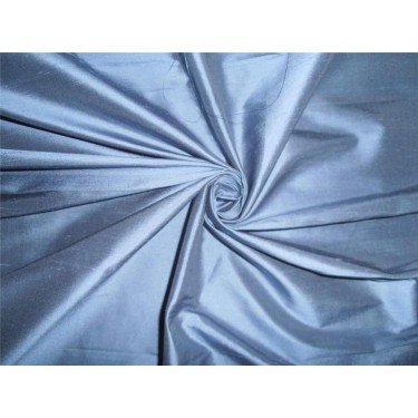 Tissu Dupioni en soie naturelle bleu ciel 44" textile au mètre couture