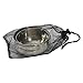 Menolana Outside Camping Bowl with Foldable Handle Stainless Steel Easy Carrying Cookware for Backpacking Picnic Hiking BBQ