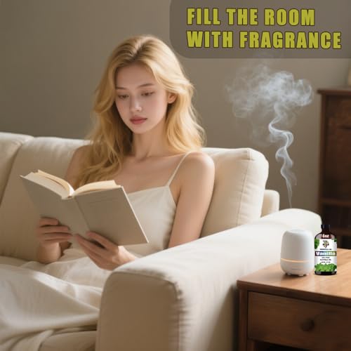 Image of Vanilla Essential Oil for Diffusers Massages, Vanilla Oil 4 fl oz
