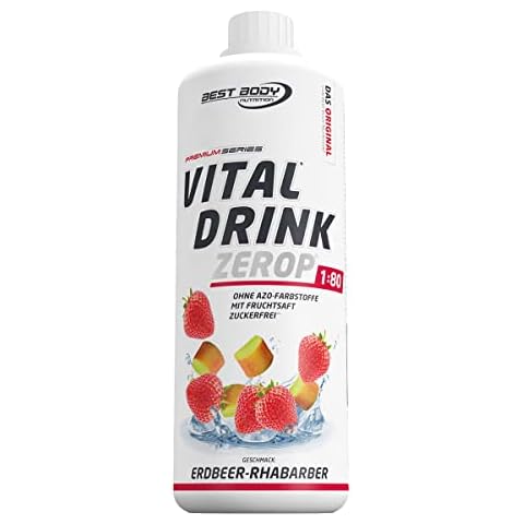 Best Body Nutrition Vital Drink ZEROP® - Erdbeer-Rhabarber Cover