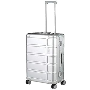 American Tourister Alumo trolley met 4 wielen, 67 cm (Alumo Trolley M) – zilver, maat: m