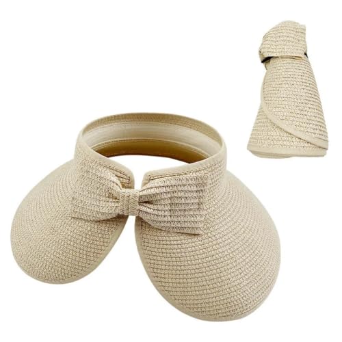 Chapeau de paille pliable anti UV pour éviter les coups de soleil