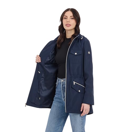 Michael Kors Women's Hooded Anorak Rain Coat4