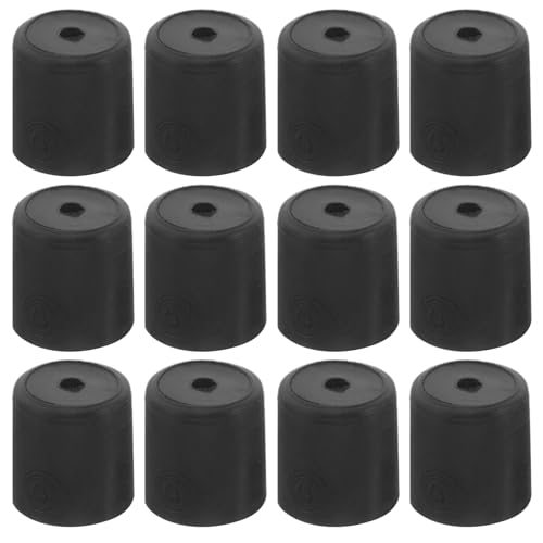 PRETYZOOM 20 Piezas Almohadillas para Pies De Olla De Cocina Eléctrica Pies De Goma para Electrodomésticos De Cocina Pies De Goma para Olla De Cocción Lenta Patas De Goma Black Caucho