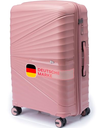 Xonic® Hartschalenkoffer Serie aus Polypropylen mit 360° Doppelrollen & TSA-Schloss – Reisekoffer in verschiedenen Größen & Farben