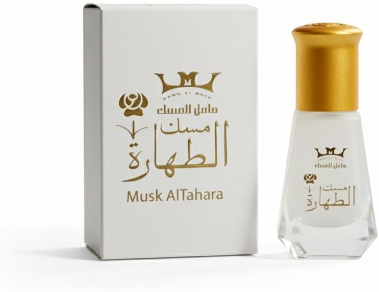 Musk Al Tahara – Pure White Arabian Perfume Oil | Premium Long-Lasting Fragrance | Alcohol-Free | Fresh & Elegant | 1 Pack (6ml) for Women