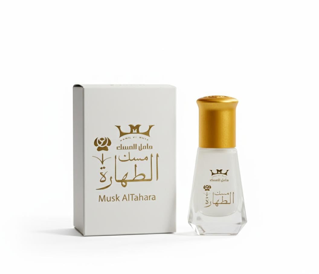 Musk Al Tahara – Pure White Arabian Perfume Oil | Premium Long-Lasting Fragrance | Alcohol-Free | Fresh & Elegant | 1 Pack (6ml) for Women