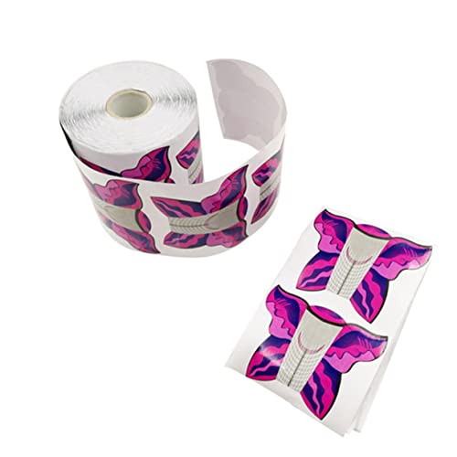 Chablons de nail art dorés FRCOLOR pour extension d'ongles UV de manucure avec 500 pièces