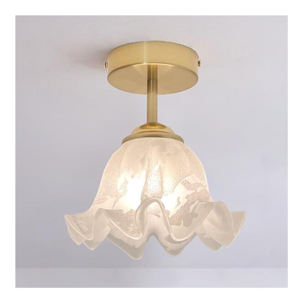 Olskfuh Light Fixture Modern Room Decorate Copper Ceiling Lamp Decoration Glass Ceiling Mi-Ni Chandelier Flush Mount Close To Ceiling Ing Fixture Chandelier Lamps,