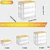 WillingHeart Storage Organiser for Lego 3 Layers Stackable Kids Toy Box ...