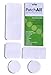 Moose Supply PatchAll Kit Polyurethane Plastic Adhesive Patch Kit for Canvas, Nylon, Polyester, Vinyl, Rubber, Leather, Neoprene, TPU, and PVC Plastic Includes Multiple Patch Sizes