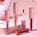 LANGMANNI 12Pcs Lip gloss Collection Makeup Set, Shiny Smooth Soft Liquid Lip Glosses Lip Stain With Rich Varied Colors For Girls And Women Makeup (Glossy-A)