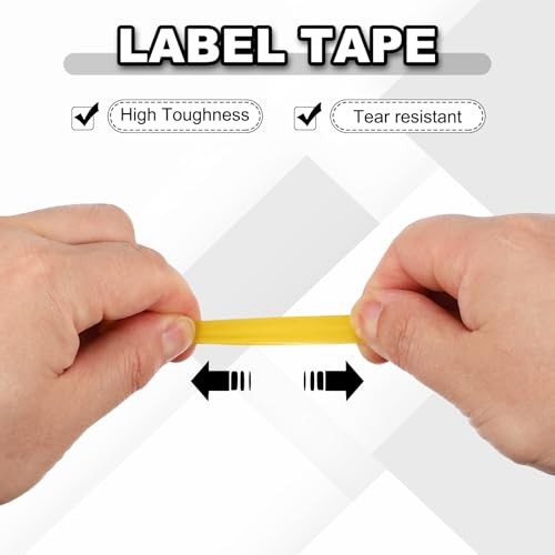 Ruban d'identification pour instruments de précision PET jaune haute température