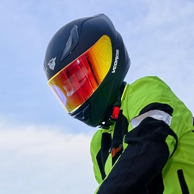VCOROS Motorcycle Full Face Helmet for Unisex-Adults DOT Approved WS-609 Motorbike Street Bike Racing Helmets