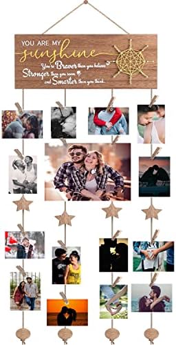 Picture Frames, Mothers Day Gifts for Mom Women, Picture Frames Collage Wall Decor Personalised Gifts for Best Friends, Wall Gallery Photo Frames Board Couples Gifts for Boyfriend Girlfriend
