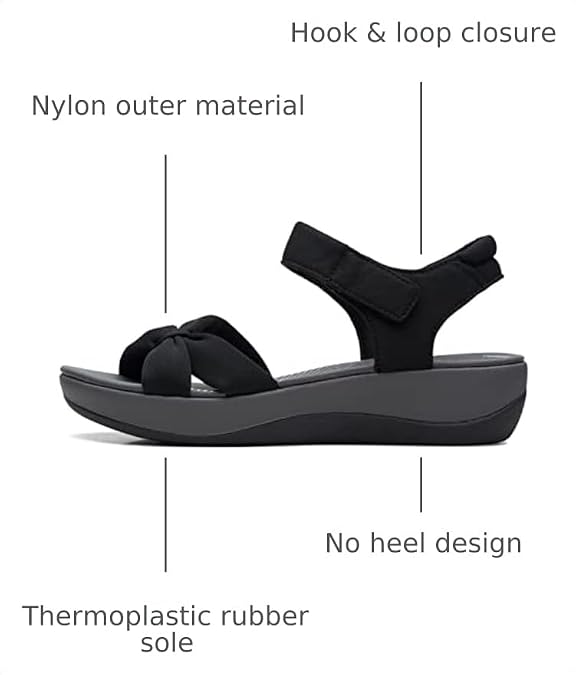 Clarks Women's Ankle Strap Athletic Sandals