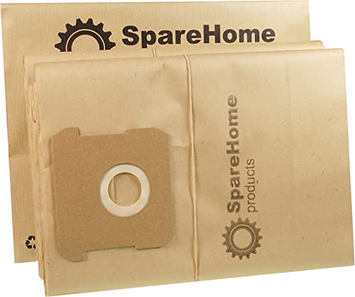 ReleMat SpareHome® 10 Bolsas Alta filtración compatibles con aspiradores Einhell 12L TC-VC1812S Cover