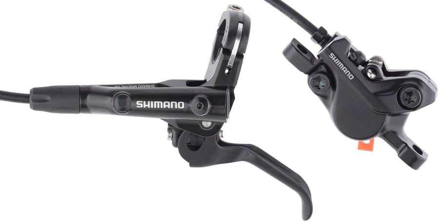 Shimano BR-MT500 Scheibenbremse & BL-MT501 Hebel – Vorne, Hydraulisch, 2-Kolben, Post Mount, Schwarz